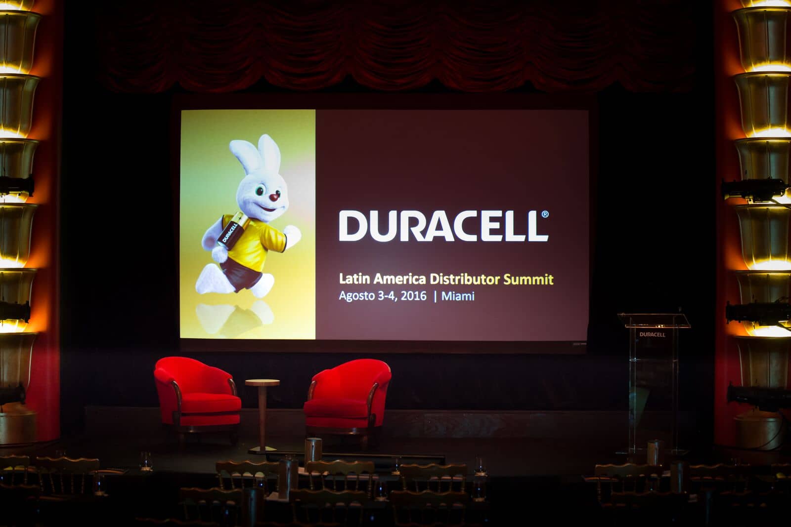 Event projection | Duracell Distributor Summit